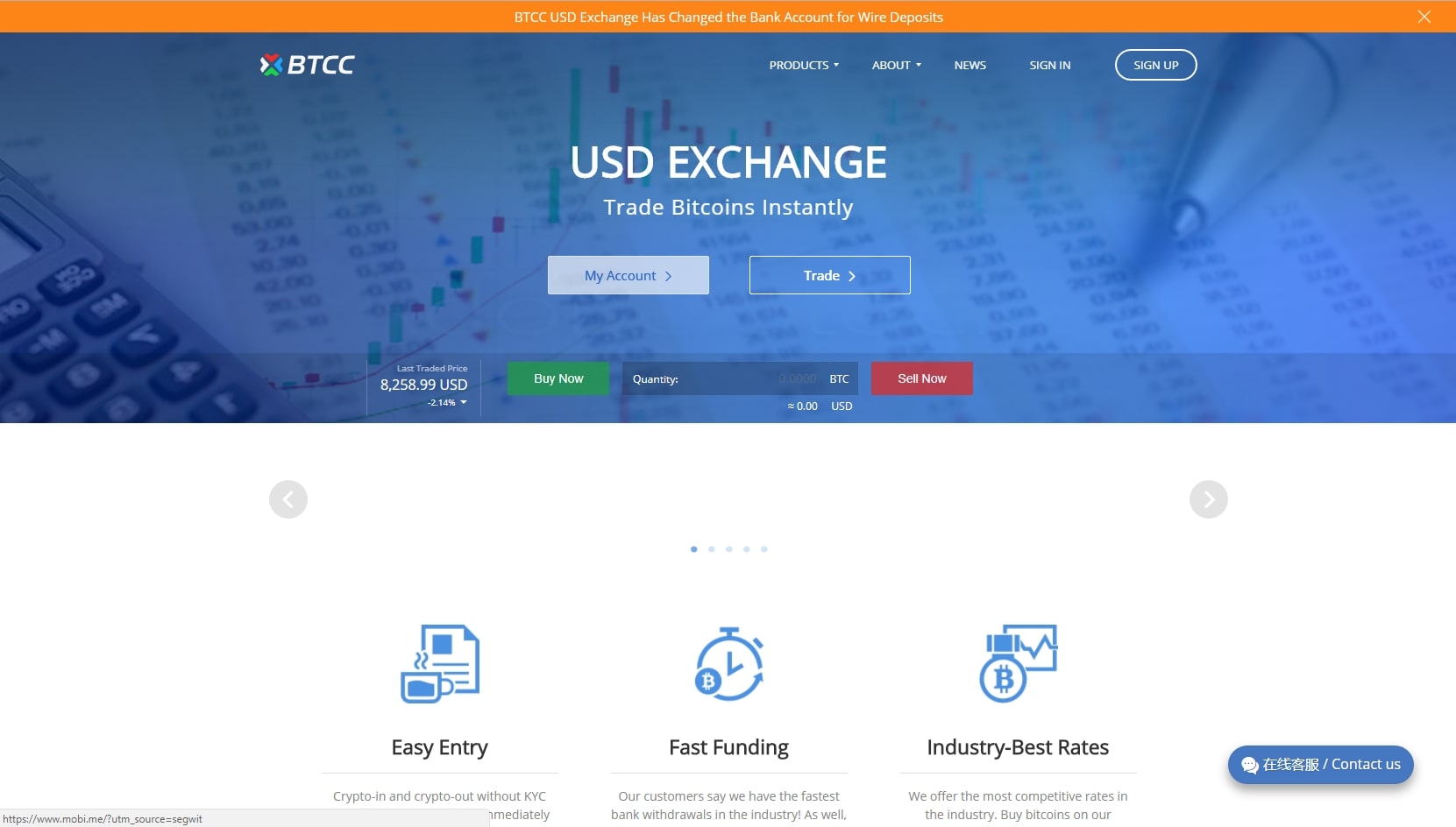 Обмен долларов на биткоины на бирже BTCChina