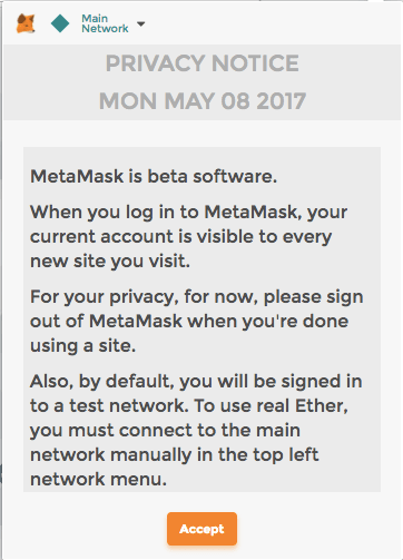 Metamask – предупреждение