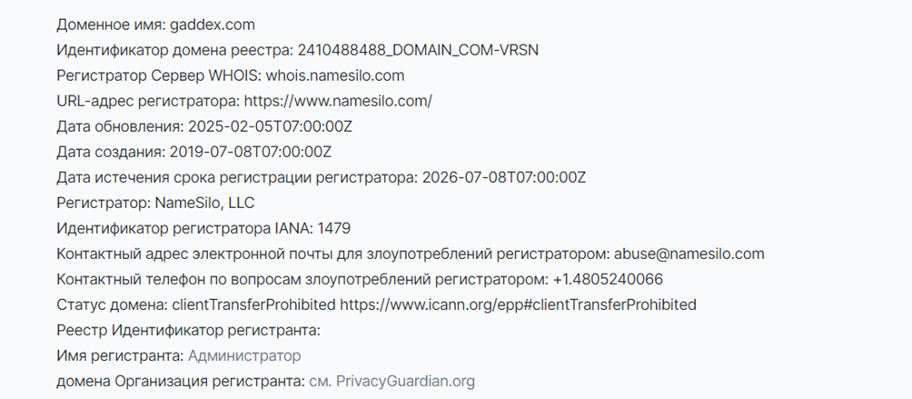 Gaddex биржа отзывы