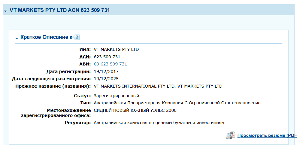 vt markets отзывы